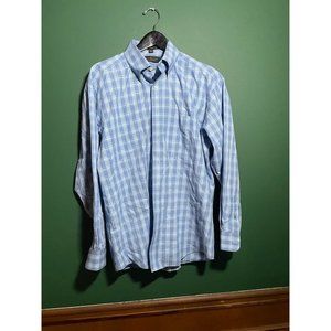 Tommy HIlfiger - Men's Blue Long Sleeve Button Down Dress Shirt - Size 16.5/34/3